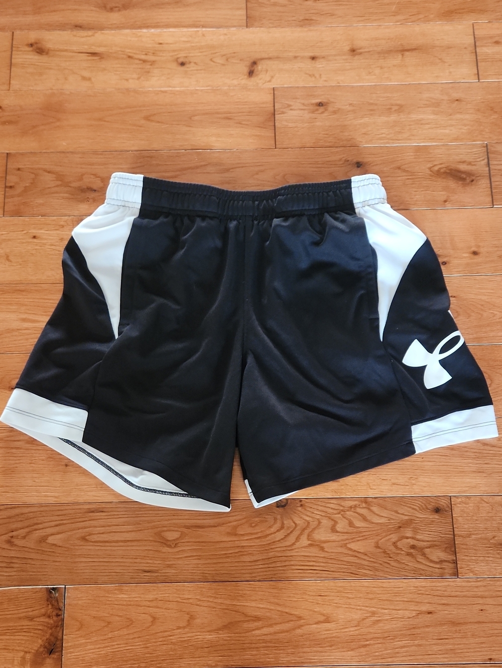 Under Armour Black and White Women’s Athletic Shorts